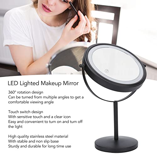 8in LED Makeup Mirror, USB Charging Desktop Vanity Mirror Double latera