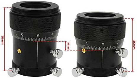 Astromania 1,25 de alta precisão focadora helicoidal com escala de 0,05 mm para lentes/localizador e guides de telescópio