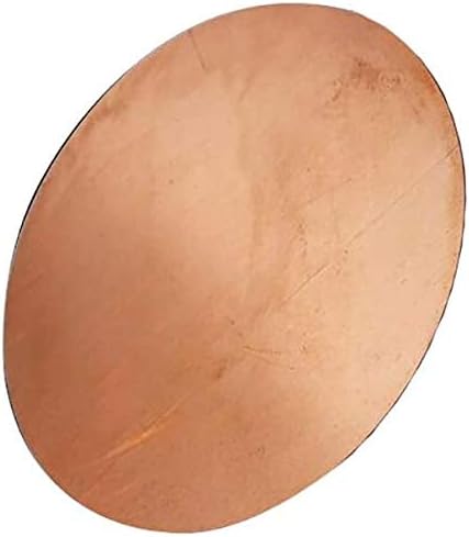 Yuesfz 99,9% de chapa de cobre pura placa de metal matérias -primas placa redonda espessura da junta de cobre pura folha de folha de