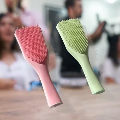 Detangler de escova de cabelo wynk para adultos e crianças, depotlando ferramentas de estilo de cabelo e aparelhos