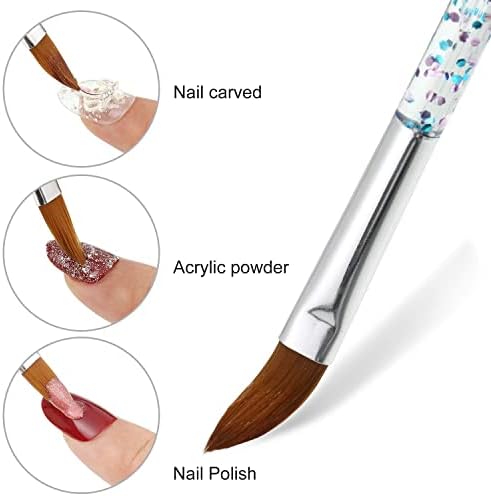 Sdgh 5 pcs/pincel de unhas de unhas novas gravações pontilhamentos desenho de pintura de gelve