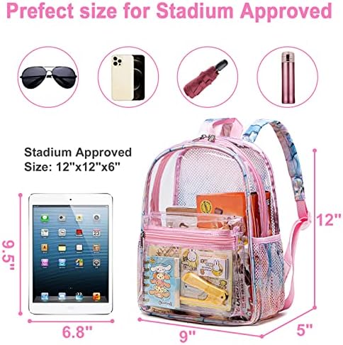 Clear Mini Backpack Stadium Aprovado