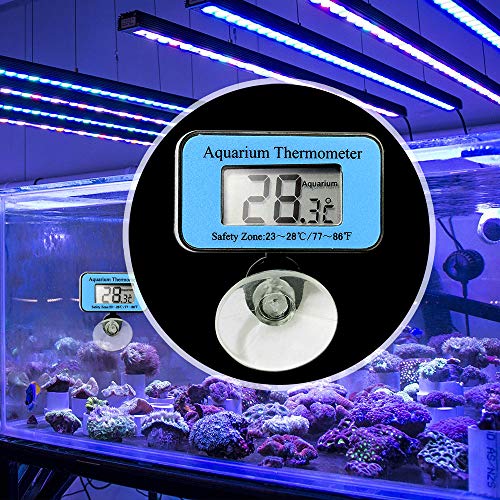 Termômetro de aquário Elitech SDT-1 com otário Terrário de água Terrarium temperatura à prova d'água