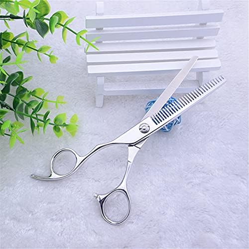 XJPB Profissional Scissors Scissors Profissional Definir Kit de tesoura de corte de cabelo de 6,0 polegadas de aço inoxidável japonês para salão de barbeiro de salão de prata