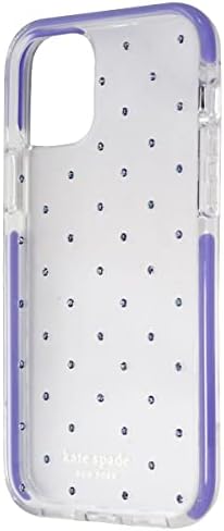 Kate Spade New York Protective Hardshell Caso para iPhone 12 Pro - Pin Dot Clear