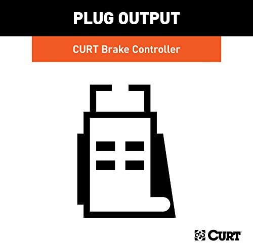 CURT 51451 Plugue rápido Trailer elétrico Controlador de freio Caia