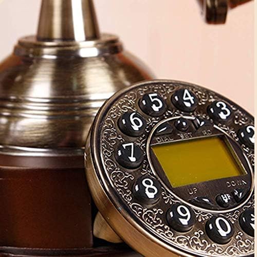 Telefone zyzmh - toques retrô vintage rotativo telefonia telefone antiquado telefones fixos para casa