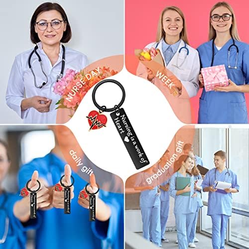 12 Defina Presentes de enfermagem Gretos de apreciação de enfermagem Enfermeira Chaves Chave de enfermagem Presentes de estudantes