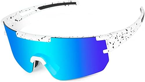 Óculos de sol esportivos polarizados para homens mulheres, estilo P-V Protection UV400 Ciclismo ao ar livre para beisebol, corrida, golfe