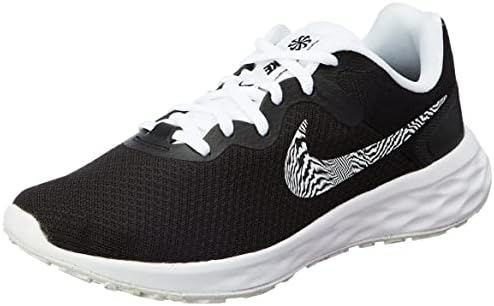 Nike Women's Revolution 6 Next Nature Running Shoes, preto/branco, 9 m nós