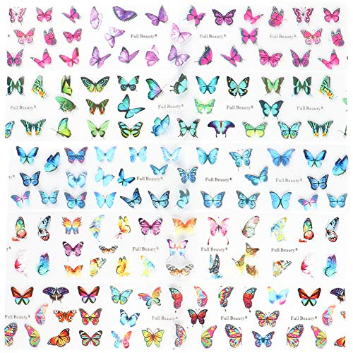 Butterfly Nail Art Foil Transfer Stick Art Suppliesy