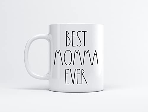 Melhor Momma Ever Coffee Caneca - Presentes para o Natal - Momma Presentes de aniversário Caneca de café - Dia dos Pais/Dia