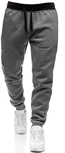 Calça de hip hop casual calça de quadro sólido pista de cor de traje de treino com calças de bolso calças cortadas Jean