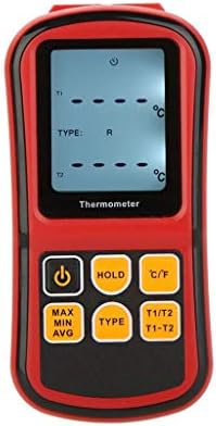 LLly Sala Termômetro GM1312 Termômetro digital Testador de ferramentas de diagnóstico de temperatura dupla de canal duplo