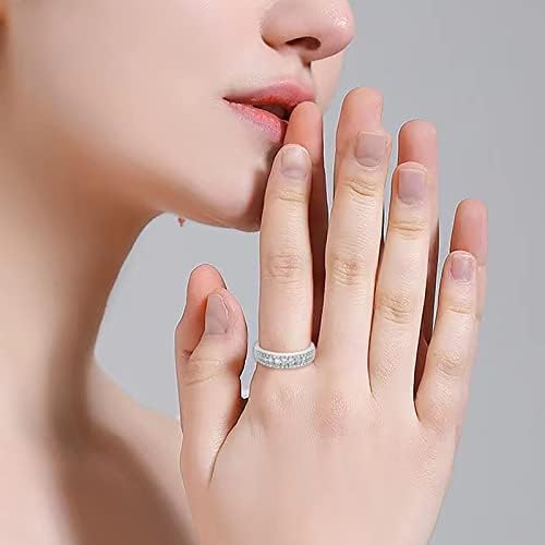 2023 Novo anel de diamante para jóias de moda feminina Conjunto de anel de ansiedade popular