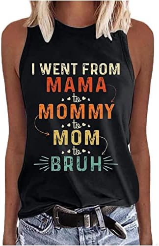 Mulher Mama Carta Camisa Impression Eu fui de mama para mamãe para mamã