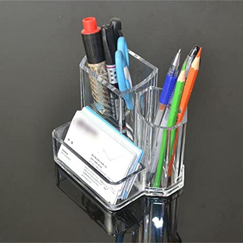 Portador de maquiagem de plástico Organizador de cosméticos transparentes 3 Caixa de armazenamento de escova de lápis de sobrancelha