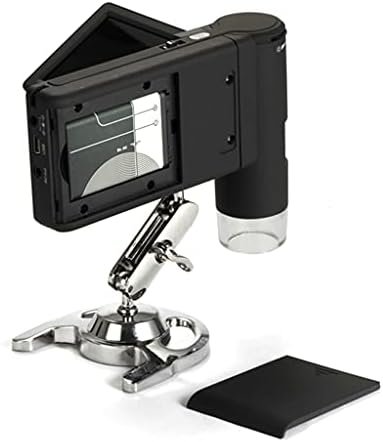 N/A 500X Microscópio digital móvel 3 '' LCD 5MP HD Ferramentas de câmera de lítio USB dobrável 8 LED PC LED PC Tools