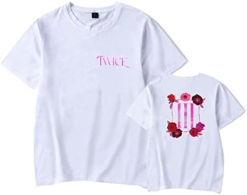 YJYP KPOP Duas camisas 4º World Tour III Merchandise Tzuyu Momo Sana Nayeon Tee