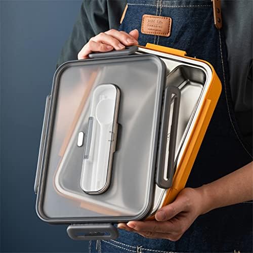 TJLSS lancheira portátil de lancheira de microondas com salada de compartimento removível Caixa de frutas