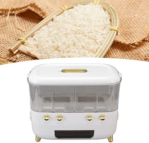 Recipiente de armazenamento de alimentos do compartimento de gloglow, puro Keep Pet como PP Space economizando 5000 ml de recipiente de grade de arroz de arroz