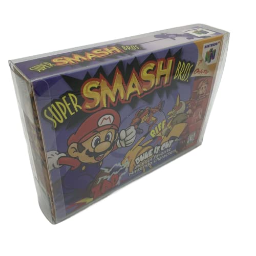 N64 CARTURIA DE CARTRIDO GAME SUPER SMASH BROS. PARA N64 CARTRIGED / Caixa / bandeja / PET (sem manual? Versão NTSC