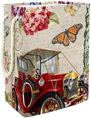 DJROW Restre estreito cesto floral selos Postagem Rótulo Lendo molduras listradas e roupas de borboleta de primavera
