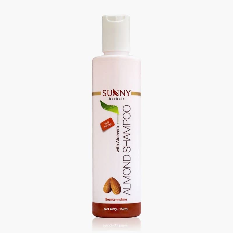 Bakson Sunny Herbals Almond Shampoo com Aloevera por ShopMore01