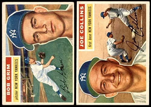 1956 Topps New York Yankees perto da equipe estabeleceu o New York Yankees VG/Ex Yankees
