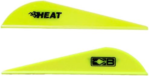 Bohning 101036NY25 WAL VANE, 2,5 NEON AMARELO, 36PK