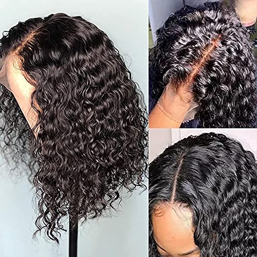 perucas da frente de renda encaracolada hibaby perucas de cabelo humano para mulheres negras cor natural perucas
