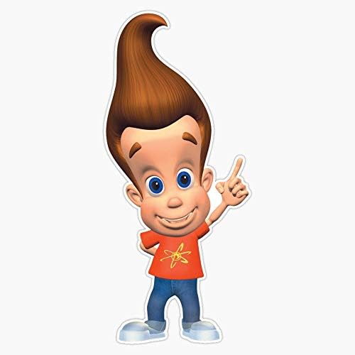 CNW Studio Jimmy Neutron Vinil Vinil Pertenhado Destino Decalel Decalel Laptop Parede do pára -choques do para -choque 5