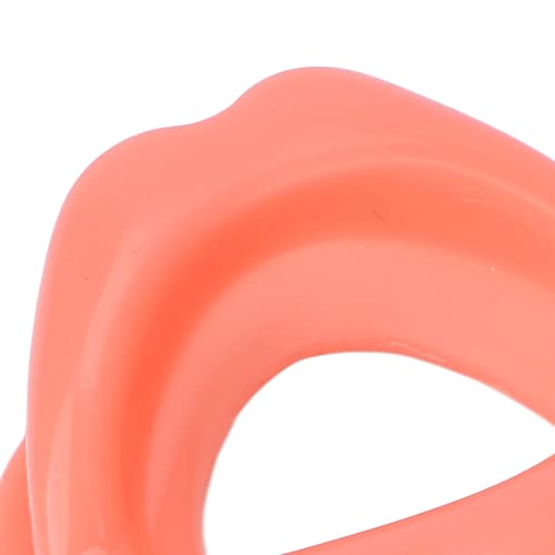 Tool de massagem muscular oral ferramenta de silicone emagrecendo o exercício de lábios do treinador de sorriso para músculos que estendem o exercício Lips Train, vermelho