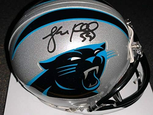 Luke Kuechly Carolina Panthers JSA Autenticado Mini capacete assinado - Mini capacetes da NFL autografados