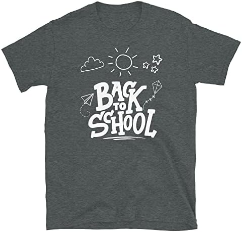 Camisas de volta às aulas para professores, primeiro dia de camisa da escola adulta