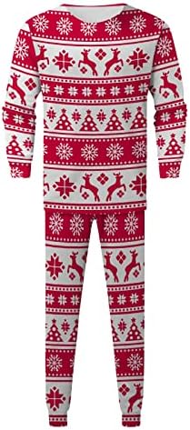 Men do Natal Sorto de salão 2 peças de calça de calça de calça redonda de calça de calça redonda