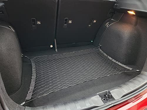 Floor Style Automotive Elastic Trunk Mesh Cargo Net para Nissan Kicks S SV 2022 -2023 - Organizador do tronco premium e armazenamento