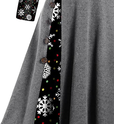Vestido de natal ruziyoog para mulheres pescoço conversível ombro frio ombro de um vestido de linha vestidos de festa de férias