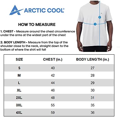 Ártico Crew do Arctic Crew pescoço instantânea de refrigeração performance Upf 50+ Camisa de treino de manga curta