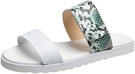 Sandálias para mulheres no sapato feminino Primavera e verão Moda feminina sandálias de leopardo estampa de cobra