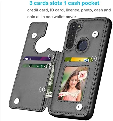 Caso da carteira tekcoo para Motorola Moto G Stylus / Moto G Pro, Premium minimalista de couro PU ID ID CASE CRÉNCIO