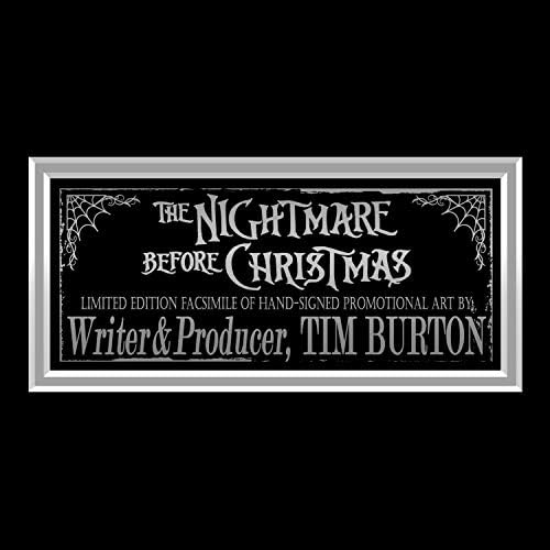 Nightmare Rare-T antes do Christmas Limited Signature Edition Studio Licenciado Foto Custom Frame