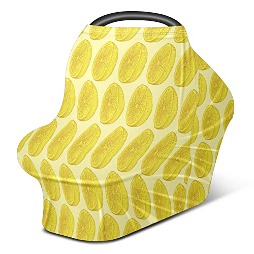 Capas de assento de carro para bebês Tampa de enfermagem amarelo de limão de carro
