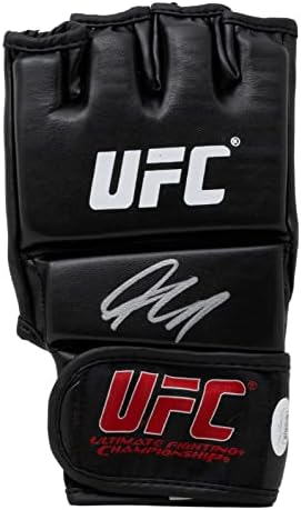 Georges St. Pierre assinou a luva Black UFC JSA ITP - luvas autografadas do UFC