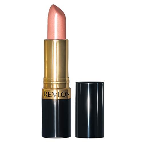 Revlon Lipstick Super Lustrous, Lipcolor de alto impacto com fórmula cremosa hidratante, infundida com vitamina E e óleo de abacate em pérolas rosa, Silver City Pink