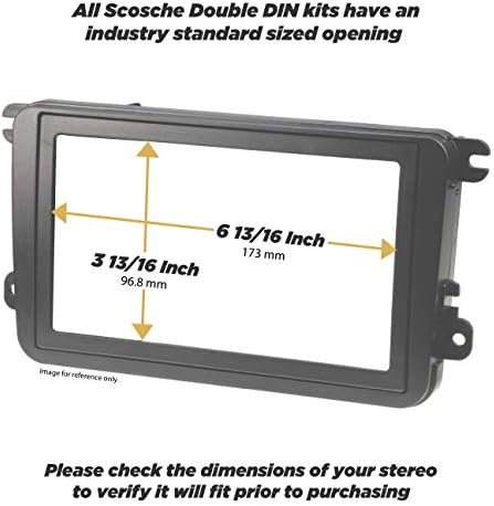 Instale o Centric ICGM14BN Compatível com o selecionado 1999-2002 Select GM Trucks ISO Double Din Din Butt