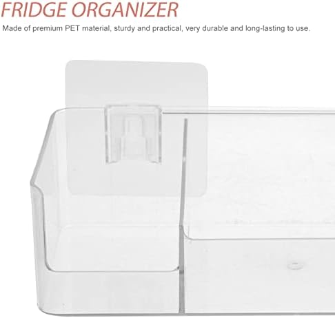 Organização de cozinha hemotão organizador de geladeira Organizador de congelador caixa de armazenamento de congelador caixa lateral caixa lateral de uso múltiplo de geladeira organizadora de organizador de organizador de armazenamento de organizador de armazenamento