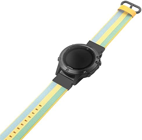 Dfamin 22mm Sport Nylon Watch Strap Band Remold Raple for Garmin Fenix ​​6x 6 Pro 5x 5 Plus 935 abordagem S60 quatix5