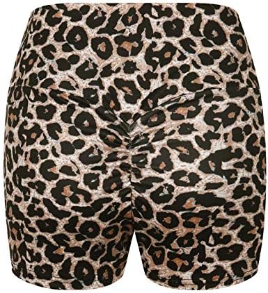 Hidden Print Workout Shorts Pockets Athletic pernas ioga feminina shorts altos cintura calças de ioga panelas femininas