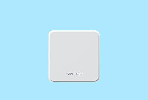 Paperang P3 300DPI Bluetooth Mini Impressora de papel térmica portátil Térmico adesivo Térmico Impressora móvel compatível com iOS/Android para diário, tutorial, notas, diversão, trabalho+6 Rolls de papel grátis papel